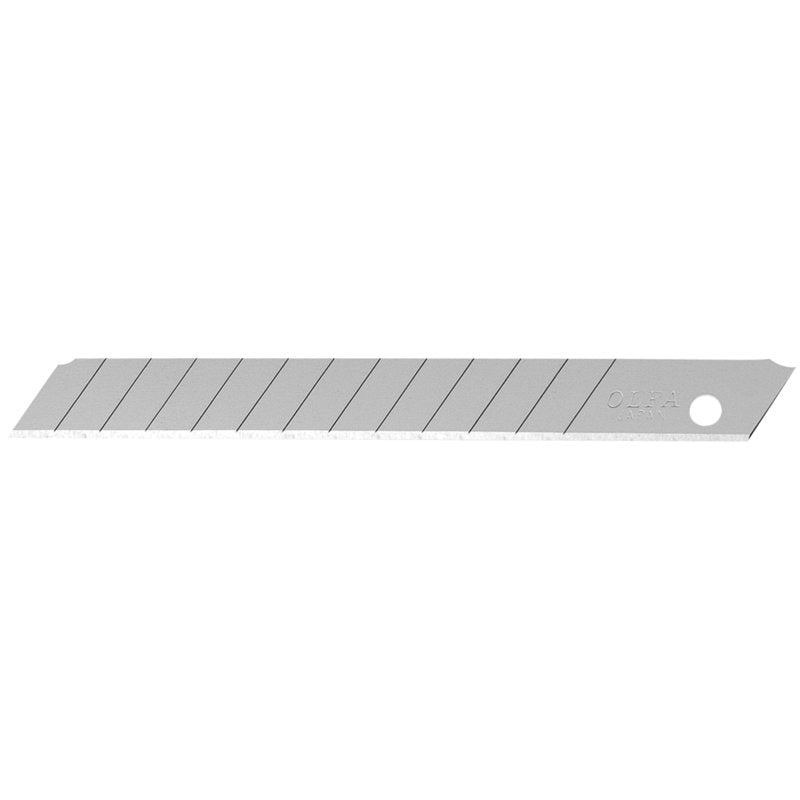 Snap-Off Utility Knife Blades 9mm Steel Pack of 50 for Cutting, Packaging & Crafts