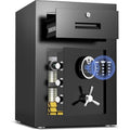 Digital Home Safe Box with Widened Frame and Adjustable Shelf for Jewelry and Valuables