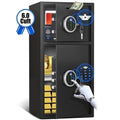 Heavy Duty Digital Home Safe with Dual Alarm & Fireproof Storage