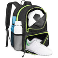 Omlopp Soccer Backpack Black – 28L Water-Resistant Ball Holder & Shoe Compartment