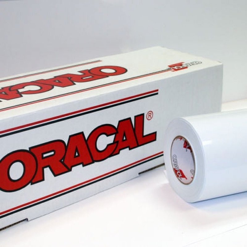White Matte Vinyl Roll 24ft x 10ft for Signs & Crafts - Outdoor Durable
