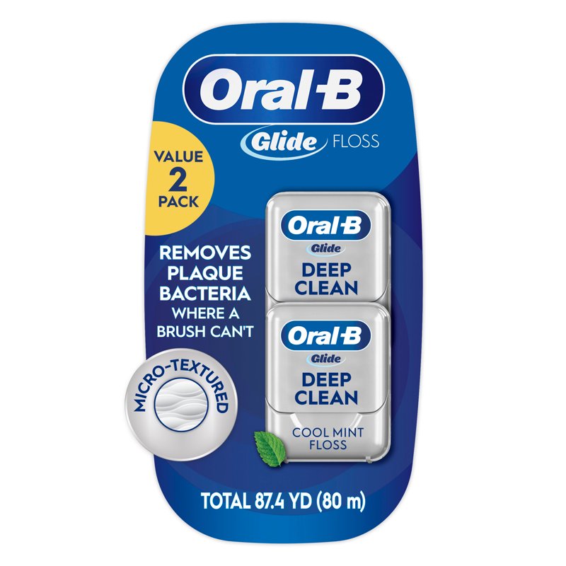 Dental Floss Pack - Deep Clean Micro-Textured Floss for Effective Plaque Removal