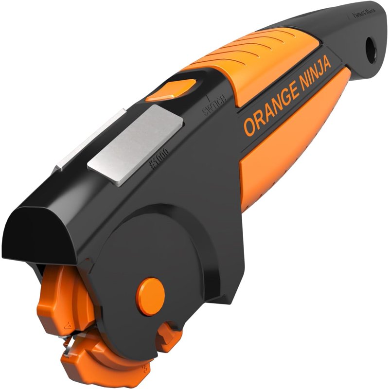 Garden & Outdoor Tool & Knife Sharpener for Lawn Mower Blades, Scissors, Axes