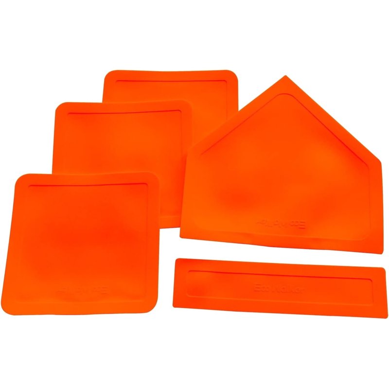 Baseball & Softball Bases Set of 5 - Durable Indoor Outdoor Training Equipment