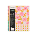 Big Monthly Weekly Planner 8.5x11 Sunshine Blooms 15-Month April 2026-June 2027