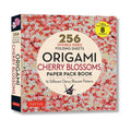 Origami Cherry Blossom Paper Pack - 256 Double-Sided Folding Sheets with 16 Patterns