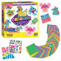 Kids Origami Craft Kit with Bright Double-Sided Paper & Stickers - Ages 7+