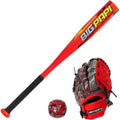 Youth T-Ball Set with Aluminum Bat, Foam Core Ball & Lightweight Glove
