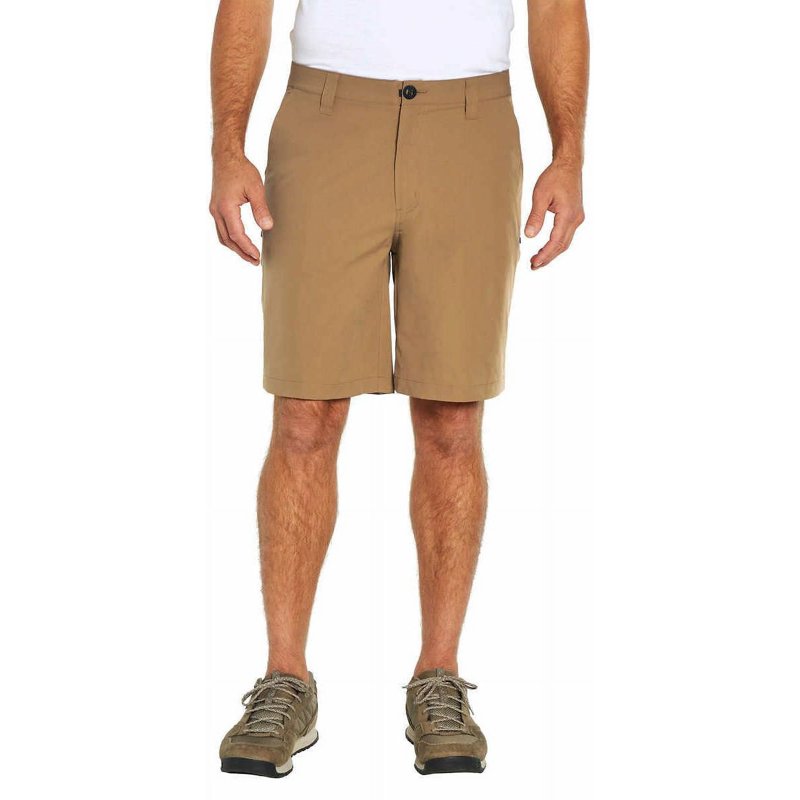 Men's Lightweight Tech Shorts - 4-Way Stretch, Zipper Pockets, Comfortable Fit