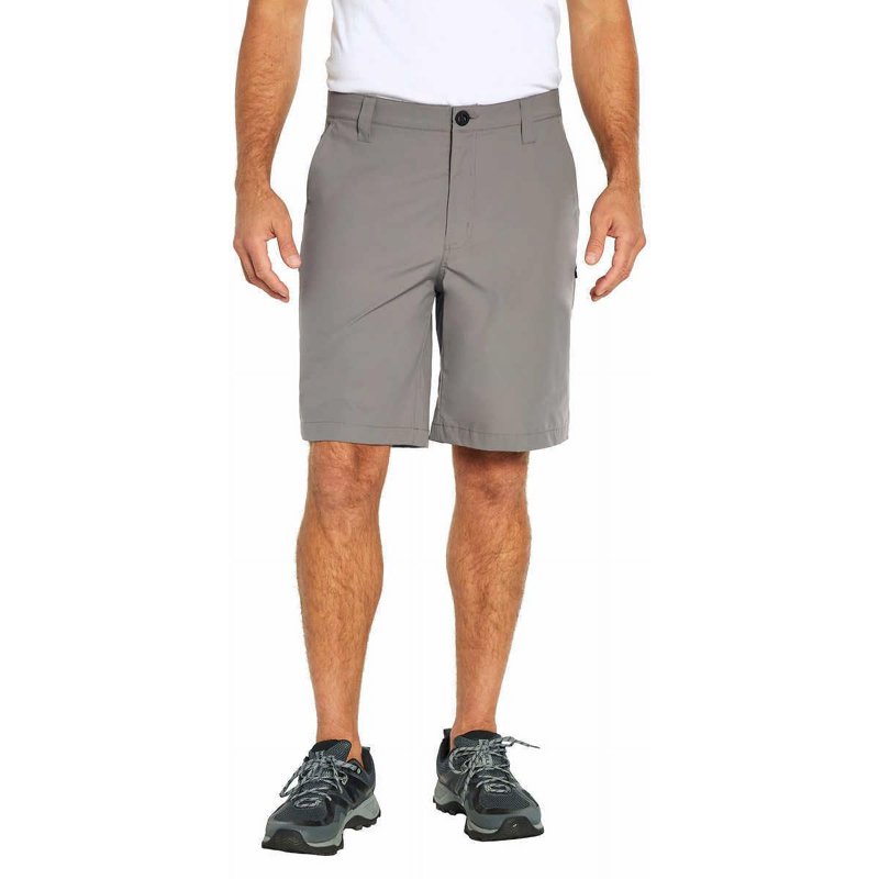 Men's Lightweight Tech Shorts - 4-Way Stretch, Zipper Pockets, Comfortable Fit
