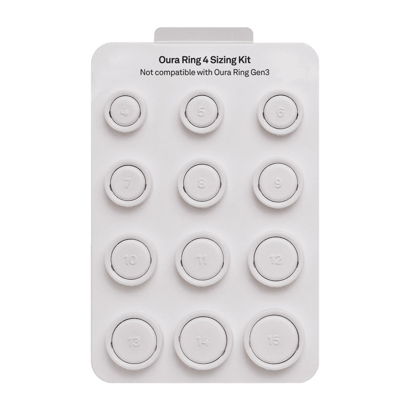 Oura Ring 4 Sizing Kit - Find Your Perfect Fit Before Purchase