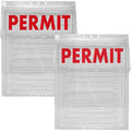 Weather-Resistant Outdoor Permit Document Holder Box for 8.5x11 Flyers & Permits