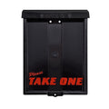 Outdoor Brochure Box with Snap Lid for 8.5x11 Flyers - Weather-Resistant Document Holder