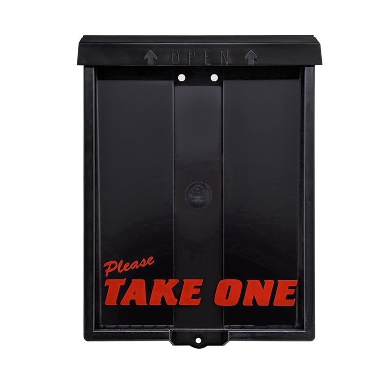 Outdoor Brochure Box with Snap Lid for 8.5x11 Flyers - Weather-Resistant Document Holder