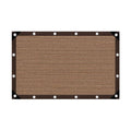 Heavy-Duty Outdoor Shade Cloth Privacy Screen for Patio & Garden - Brown 197x158 Inch