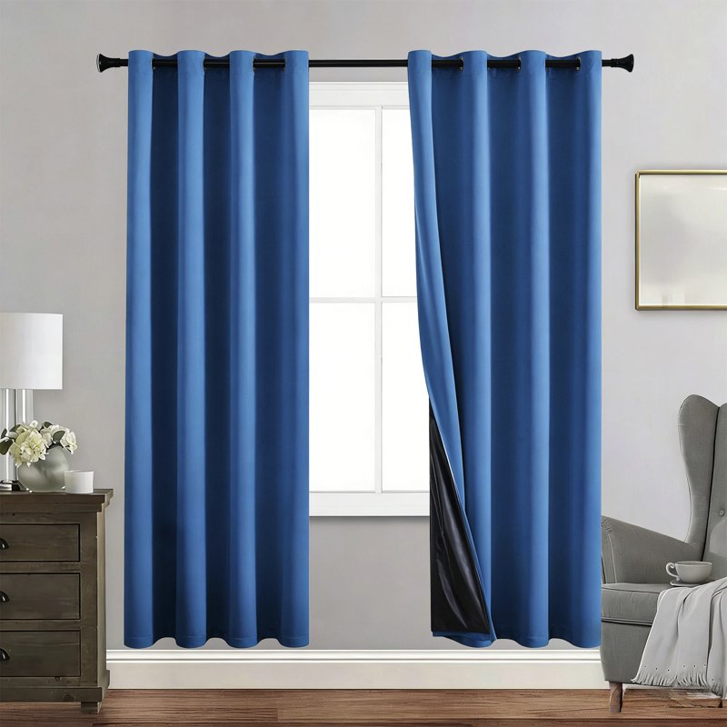 Blackout Curtains for Bedroom & Living Room - Thermal Insulated Privacy Drapes