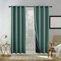 Blackout Curtains Thermal Insulated Privacy Window Drapes for Living Room & Bedroom