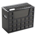Desktop File Organizer with Hanging Folders - Letter Size Plastic Storage, Multiple Pack Options