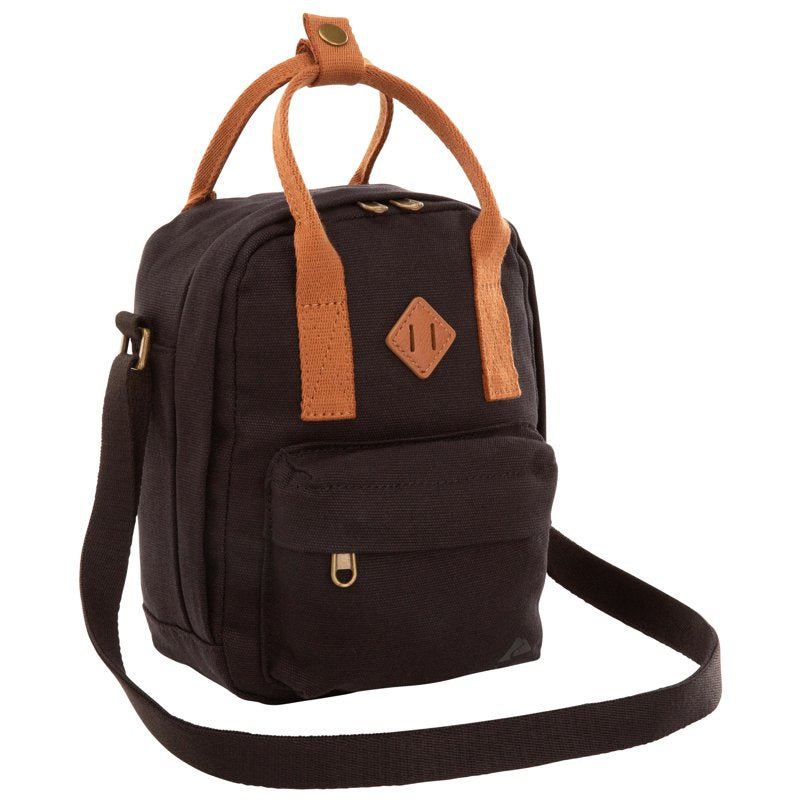 Unisex 3L Crossbody Bag with Multiple Carry Options - Black & Teal