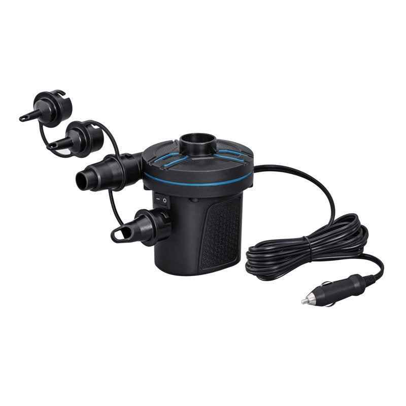 Electric Air Pump for Inflatables - 12V DC Portable Inflator & Deflator