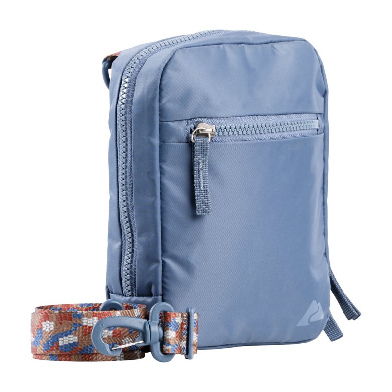 Unisex 2L Nylon Crossbody Bag with Adjustable Strap for Daily Use