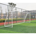 Pass 12' x 6' Competition Soccer Goal - 2in Steel Frame with Net, Ground Stakes