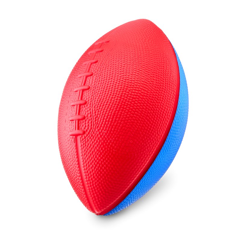 Foam Football Toys for Kids 8.5 Inch Red and Blue Lightweight Play Ball