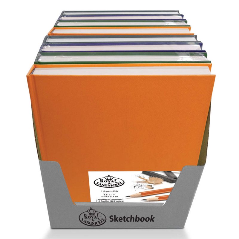 5.5x8.5 Inch Sketchbooks 8-Pack for Artists with Thick Paper & Durable Covers