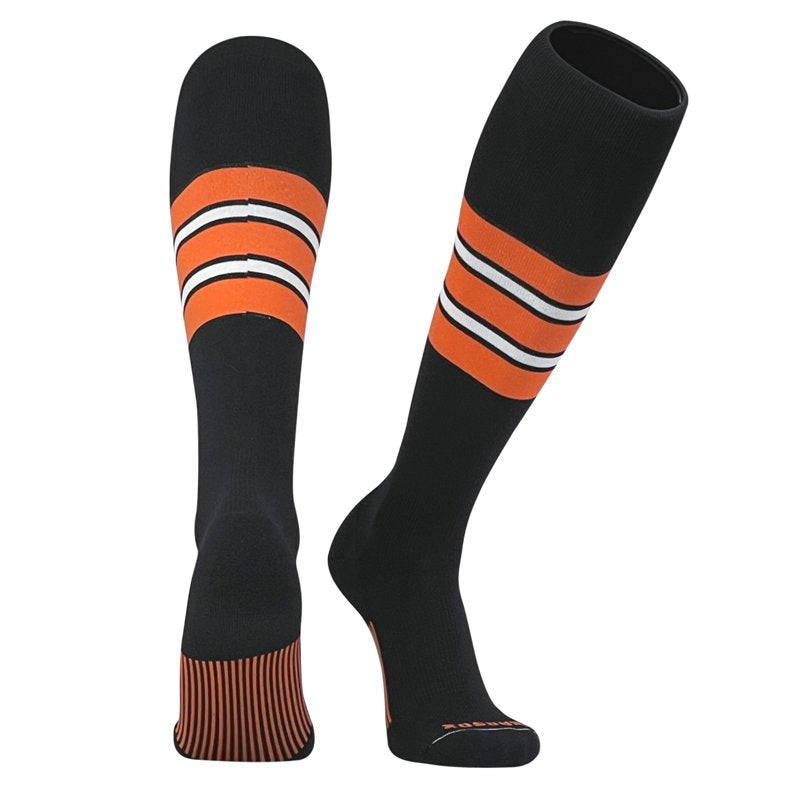 Youth Sports Socks - Striped Baseball Softball Football Knee-High Socks