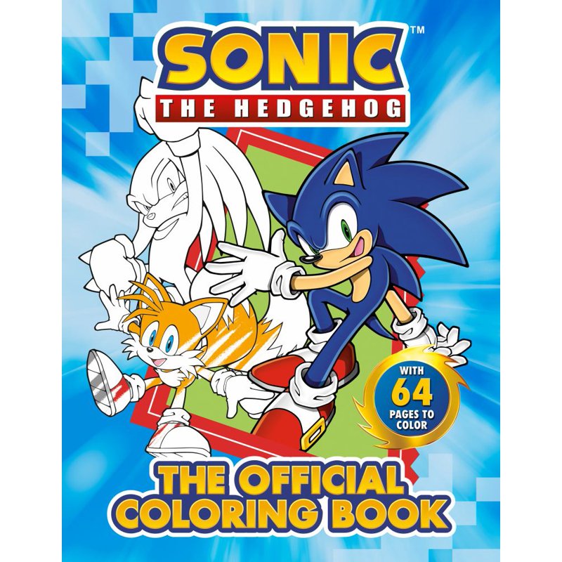 Sonic the Hedgehog Coloring Book for Kids - 64 Pages of Fun