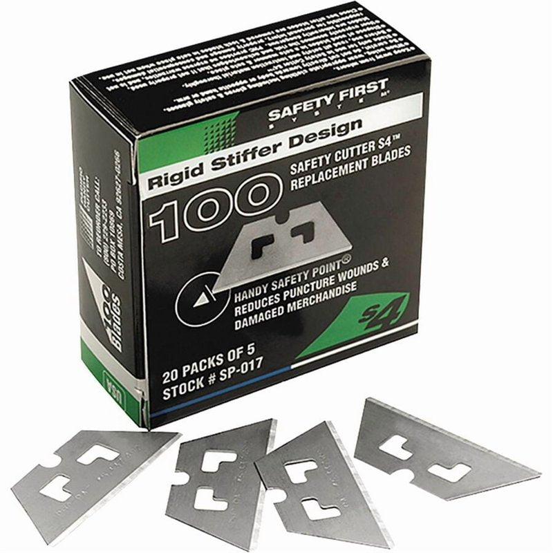 Safety Cutter Replacement Blades 100-Pack for Pacific S3 S4 Cutter