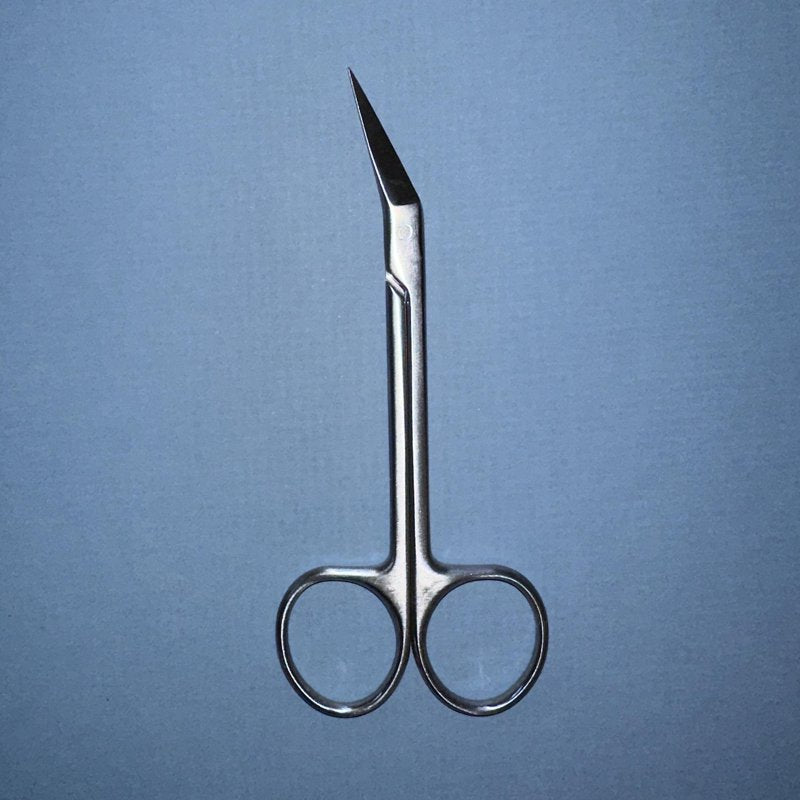 Plastic Canvas Scissors 4.5 Inch - Angled Blades for Crafting, Precision Cutting