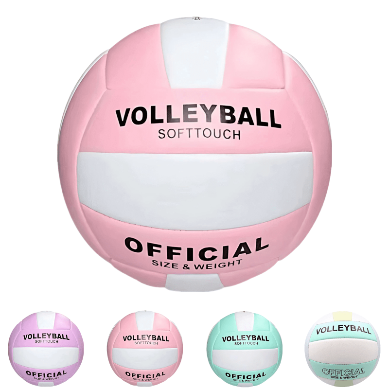 Official Size Soft Volleyball for Indoor, Outdoor, Beach & Training - Durable Sports Ball