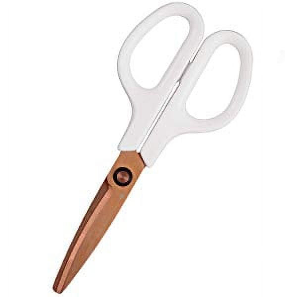 PLUS Fit Curved Micro-Serrated Blade Scissors - White, Orange, Green Variants