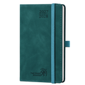 Monthly Planner 2027-2028 Pocket Calendar Book - 2-Year Slim Leather Organizer