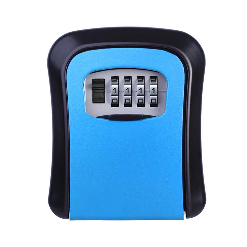 Wall Mounted 4-Digit Combination Key Safe Secure Lock Box with Large Capacity