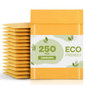 Kraft Bubble Mailers for Shipping - Self-Sealing Envelopes, Water-Resistant Protective Mailers