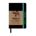 Travel Pocket Journal with Dot Grid Pages - 4x6 or 6x8 inch Recycled Sketch Notebook