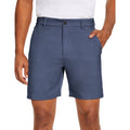 Puli Men’s Golf Dress Shorts 7" Flat Front Lightweight Quick-Dry Hybrid Chino Navy 36