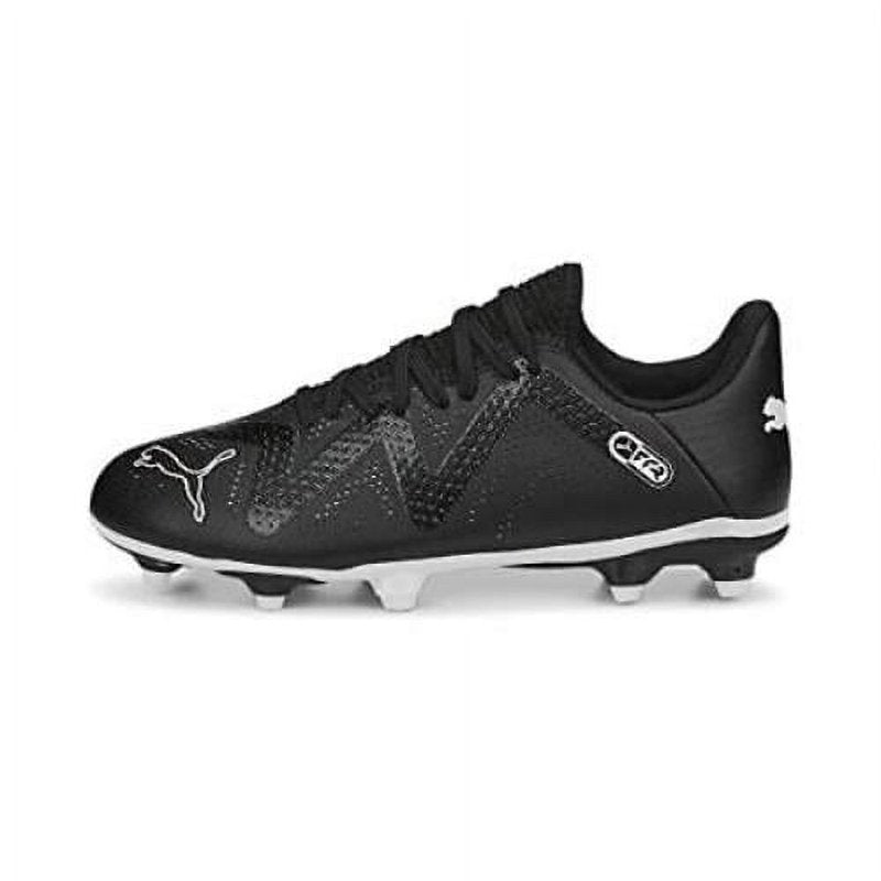 Puma Future Play FG/AG Junior Soccer Cleats — Black White, Size 12.5