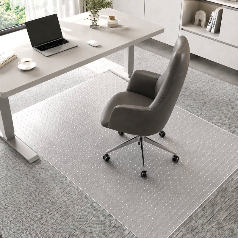 PVC Chair Mat for Carpeted Floors 36x48 Inches Thick Sturdy Protector