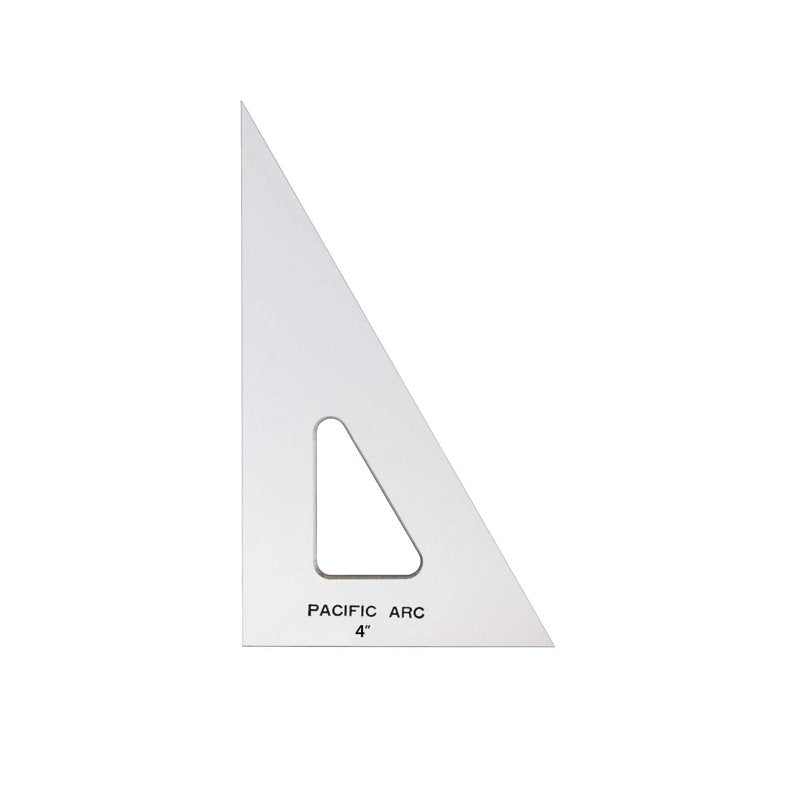 Drafting Triangle 4-Inch Acrylic Art & Drafting Tool with Precise Angles
