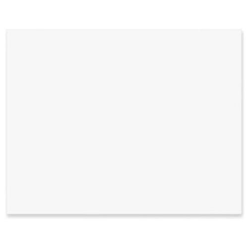 White Recyclable 4-Ply Railroad Board - 22 x 28 Inches, 50 Sheets for Art & Projects