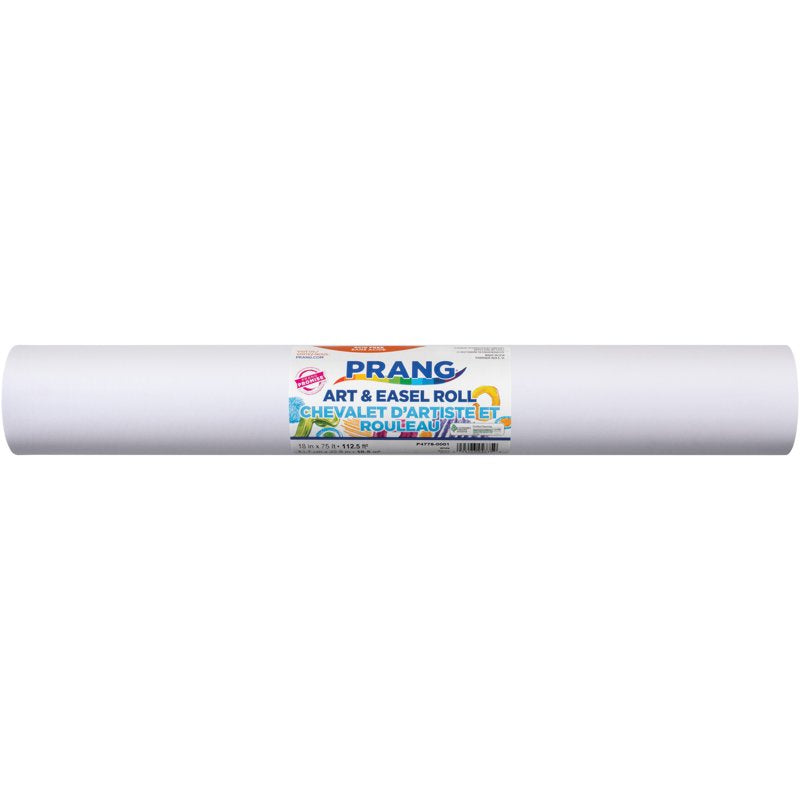 Easel Roll of White Drawing Paper - 18 Inch x 75 Feet, Acid-Free & Recyclable