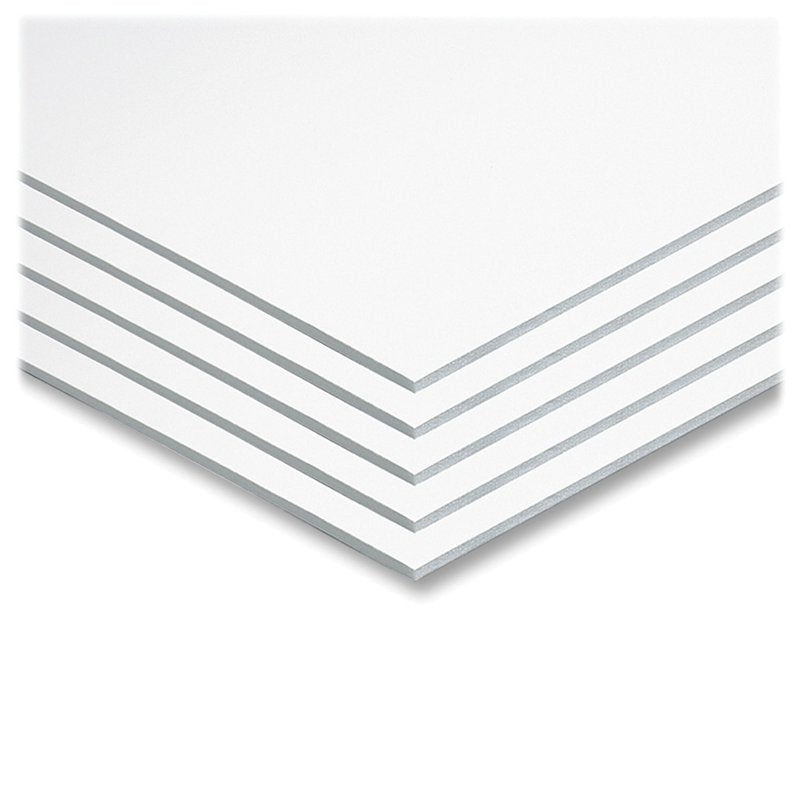 Foam Core Art Board 22x28 Inches - White, Pack of 5 for Crafts & Projects