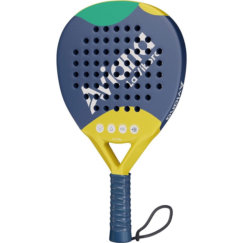 Padel Racket Carbon Fiber Surface EVA Memory Foam Core Beginners & Pros