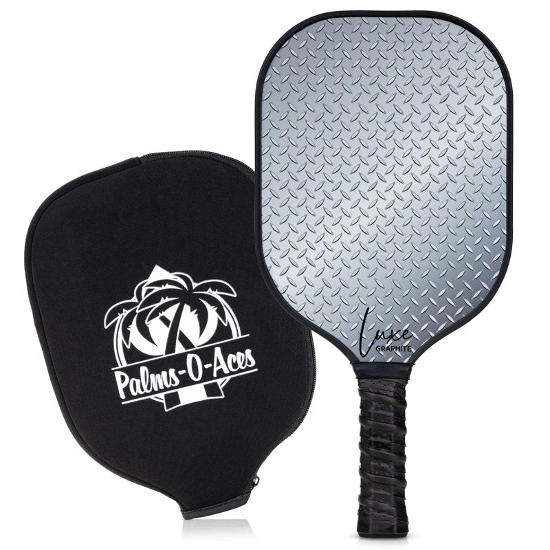 Palms-O-Aces Steel Plated Lightweight Graphite Pickleball Paddle