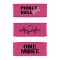 Palms-O-Aces Silicone Pickleball Grip Bands 3-Pack, Pink – Variation Pink 3C