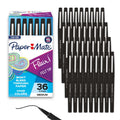 Felt Tip Pens - Medium Point Black Ink, 36 Pack for Writing & Drawing