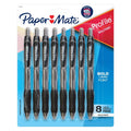 Ballpoint Pens with 1.4mm Bold Tip - Black Ink, 8 Pack